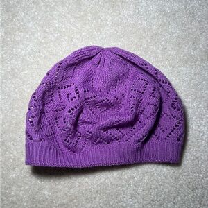 Purple Knit Beanie